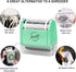 Miseyo Identity Theft Protection Roller Stamp Set - Mint Green, Includes 3 Refill Inks