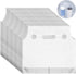 Ubamdom 300 Pack Packaging 12" 12.2" 2 Handle Drinking Poly Bags, Clear Plastic Bags for Delivery, L x H Hanging Hole