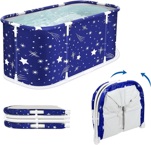 yoakaiax Portable Bathtub Portable Bathtub Portable Tub for Adults Collapsible Tub for Adults,