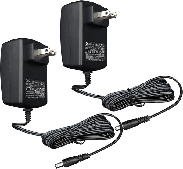 OXZEEWEE UL Listed 2PCS 12V 3A 3000mA 6ft Power Supply Adapter, 36W 2.5A