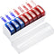 Self Inking Office Stamp Set - 8 PCS Rubber Business Stamps for Approved Paid Completed Copy