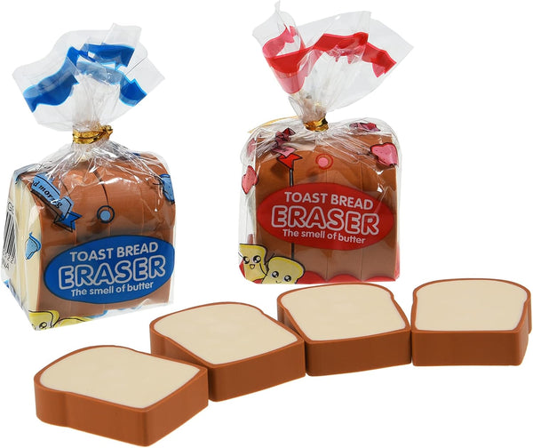 Bread Shaped Erasers for Kids, 16Pcs Mini Novelty Toast Erasers for School Rewards