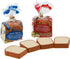 Bread Shaped Erasers for Kids, 16Pcs Mini Novelty Toast Erasers for School Rewards