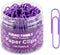 Jumbo Paper Clips, 2 Inch Large Paper Clips, 100 pcs in Purple