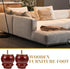 2pcs 8cm Cabilock Solid Wooden Furniture Legs Sofa Feet Cabinet Chair Feet Screw-on Replacement for Living Room Tables