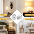 1" 1/4-27 uxcell Tall Lamp Finials Chrome, Thread Lamp Cap Knob Decoration Screw Cap Nuts with Cleaning Cloth for Table
