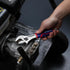 WORKPRO 8-Inch Adjustable Wrench, Premium Cr-V Steel with Rubber Anti-Slip Grip, Wide Jaw Opening, Metric/SAE Scales
