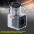 Hydraulic Solenoid Coil Plug, Transparent Voltage Solenoid Valve Coil, Universal Accessories with Light DC24 5Pcs