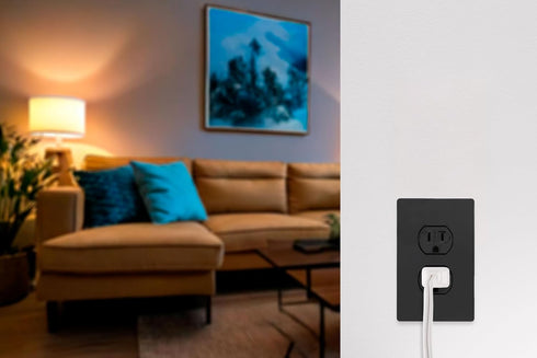 15A 125V, 3 85845 GE Grounding Duplex Heavy-Duty Receptacle, Black Outlet, Electrical Wall Receptacle Outlet, Supports