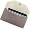 Reusable Cash Wallets for Women - Leather Cash Envelope Wallet for Budgeting, Cash Check Billing (Purple)