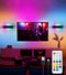 2Pcs RGB Wall Light with Remote Control, LED Indoor Wall Sconce, 6000mAh