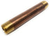 Metal Magery Brass Long Nipple, 3/4" X 3/4", 6" Length Male NPT Pipe Fitting for Plumbing