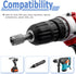 Mesee 5 Pieces SDS-Plus Shank Drill Chuck Adapters, SDS PLUS to 1/4" Hex Socket Adapter Converter for Electric Hammer