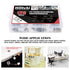 Hilitchi 125 Pcs 3 in 1 Cam Fitting with Dowel, Pre-inserted Nut, Zinc Plated Hex Drive Socket Cap Furniture