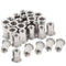 30PCs 1/4"-20 Stainless Steel Rivet Nuts, Nutsert Threaded Rivet Insert