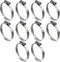 Worm Gear Hose Clamps, Heavy Duty Adjustable Stainless Steel for 2-3/8 Inch Automotive Fuel Injection Line, 10 Pack
