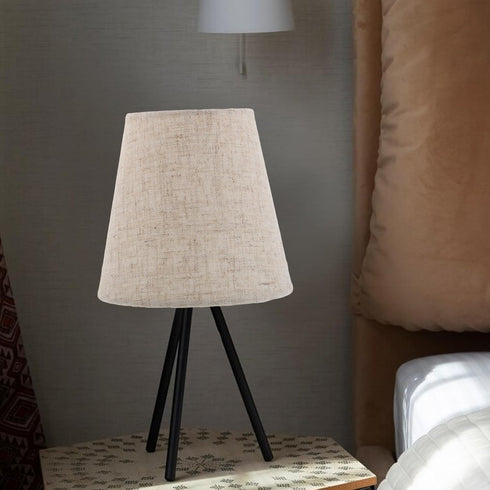 5.5x5.3x3.5in Beige Small Cone Fabric Lampshade Linen Texture Replacement Shade for Wall Sconce and Table Lamp Use