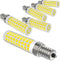 E12 LED Candelabra Bulbs 100W Equivalent C7 Dimmable 6000K Daylight White 10W