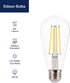 FLSNT 7W LED Edison Bulbs, 60W Equivalent, 90+ High CRI, 4000K Cool White, ST19 LED Light Bulbs, 800LM, E26 Base, Dimmable, 6 Pack by FLSNT