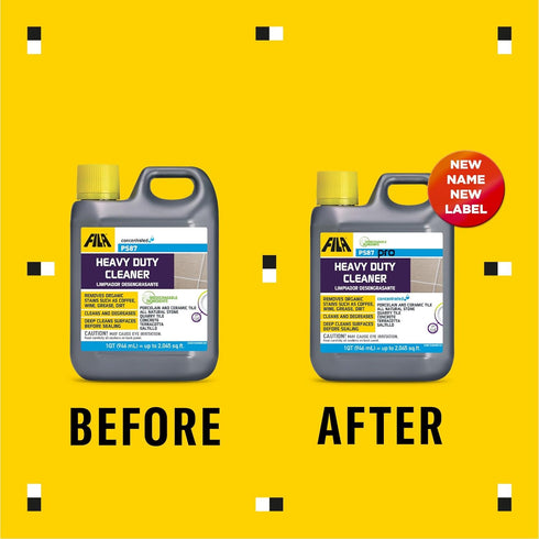 PS87 1 FILA Heavy Duty Cleaner PRO, Stain Remover Grease, Coffee, Wine, Wax, Ink, Hard Surface Floor Cleaner, ideal
