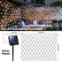 echosari Solar Net Lights Outdoor, 100 LED 5Ft x 5Ft Bush Net Light, Auto On/Off 8 Modes for Tree Fence Wall Decor