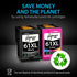Smart Ink Remanufactured Ink Cartridge Replacement for HP 61 XL Combo Pack (Black & Tri-Color) for Envy 4500