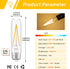 Dimmable E26 T30 T10 Bulb Bulb 4W(40W Bulbs Sconces,AC120V 2700K 400LM 90,Pack 4 LED Long Tube Light Equivalent) ,Type