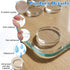 Dplolng 20PCS Clear Anti Slip Bumper Pads, Glass Table Top Bumper, Non Adhesive Soft Rubber Grippers Bumpers Pads