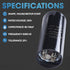 Seentech 88-108 uf MFD CD60 Round Start Capacitor, 330 VAC Replacement Part for HVAC, Air Conditioners