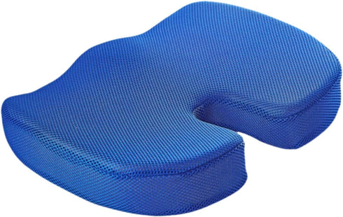 KELINFONG Car Seat Cushion, Ergonomic Memory Foam Stadium Seat Cushion for Coccyx &