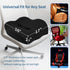 HANQIMER Tailbone Large Donut Pillow for Pain Relief Ultimate Hip Comfort, Donut Chair Cushion for Coccyx, Sciatica