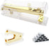 Gold Acrylic Desktop Stapler, 25 Sheet Capacity, includes 1000 Staples and Staple Remover