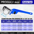 set(8" 10" 14" 18"), offset End Pipe Wrench Adjustable Cast Iron pipe Wrench, Perfect Plumbers Tool for Oil Field
