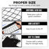 hongliang 4 Net,35x35x57 Inches Pcs Black Triangle Hair Hair Net for Rollers & Sleeping,Womens Mesh Hairnet for Salon