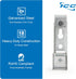 ICC Ceiling Mount J-Hook Without Retainer Clip for Structured Cabling, Galvanized Steel, 25-Pack