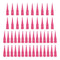 PATIKIL 20G Blunt Tip Tapered Dispensing Needle, 50 Pcs Plastic Blunt End Liquid Dispenser Fill Needle, Pink