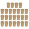 MECCANIXITY Tapered Cork, 11.1x8.3x15.9mm, Natural Wooden Leakproof Cork Stoppers, Pack of 25