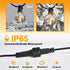 cshare 2 6.5 24 2 Size:8mm) Extension Cords for String Lights Inflatable Decorations, Pin FT AWG Outdoor Extension