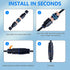 5PCS IP68 Waterproof Electrical Cable Connector, 3 Pin Junction Box for 3.5-10mm Wire Range, Quick Screwless