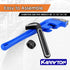 set(8" 10" 14" 18"), offset End Pipe Wrench Adjustable Cast Iron pipe Wrench, Perfect Plumbers Tool for Oil Field
