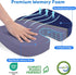 XXL Seat Cushion Office Car Seat Cushion, Memory Foam Cushion for Office Chair, Car Seat, Airplane, Bleacher Non-Slip