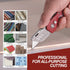 KATA 3-Pack Heavy Duty Box Cutter, Folding Utility Knife with Zinc Alloy Body, Extra 12pc Blades