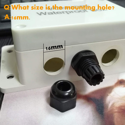68x58x33mm ABS Plastic Junction Box, Waterproof IP65 Electrical Enclosure with Clear Cover