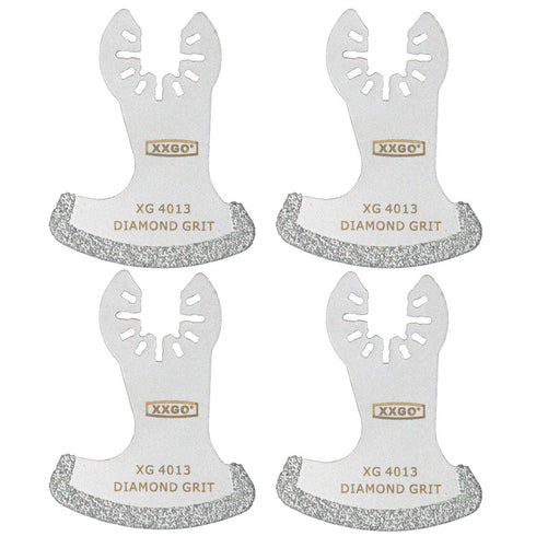 XXGO 4 Pcs Oscillating Multi Tool Diamond Segment Swing Grit Grout Blades XG4001S