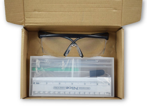 Precision Dissection Kit and Safety Eyewear Set: High-Quality Tools for Accurate Lab Work and Eye Protection
