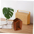 SOLUSTRE Retro House-Shaped Desk Organizer - Small Storage Shelf