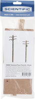 Telephone Pole Kit, O Scale, By Scientific by Scientific Models Inc