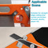 YUENTOEN Edge Banding Trimmer, Veneer Edge Cutter Tool with 10Pcs Blade and 4Pcs Circular Edge Scraper for Woodworking