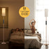 64'' Dimmable 9W Bulb Ambimall Floor Lamps for Living Room with Remote Control and Stepless Colors Temperature