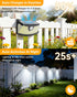 120 Reflector,270 IP65 2-Pack) Aootek New Solar Motion Sensor Lights LEDs with Lights Wide Angle, Waterproof, Step